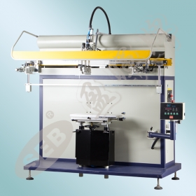 Pneumatic cylindrical/conical screen printer