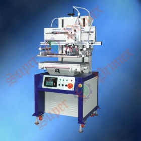 Pneumatic flat Screen Printer with vacuum table