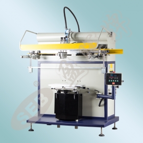 Pneumatic cylindrical/conical screen printer