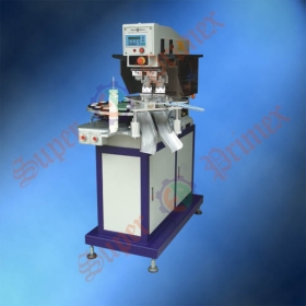 Pneumatic 2-Color Pad Printer with Rotary Table